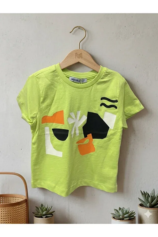 Детская футболка для мальчиков хлопковая A&Şik Butik, Green