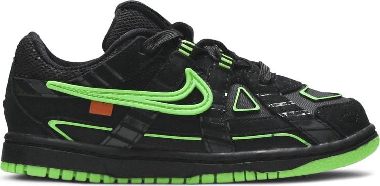 

Кроссовки Nike Off-White x Rubber Dunk TD 'Green Strike', зеленый/черный
