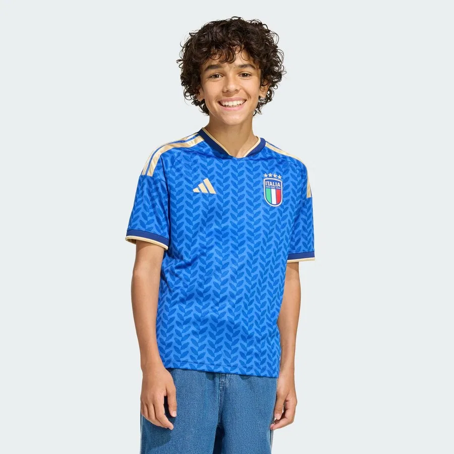 Футболка ADIDAS PERFORMANCE Performance Shirt 'Italy 26 Home' синего и лазурного цвета — фото 4