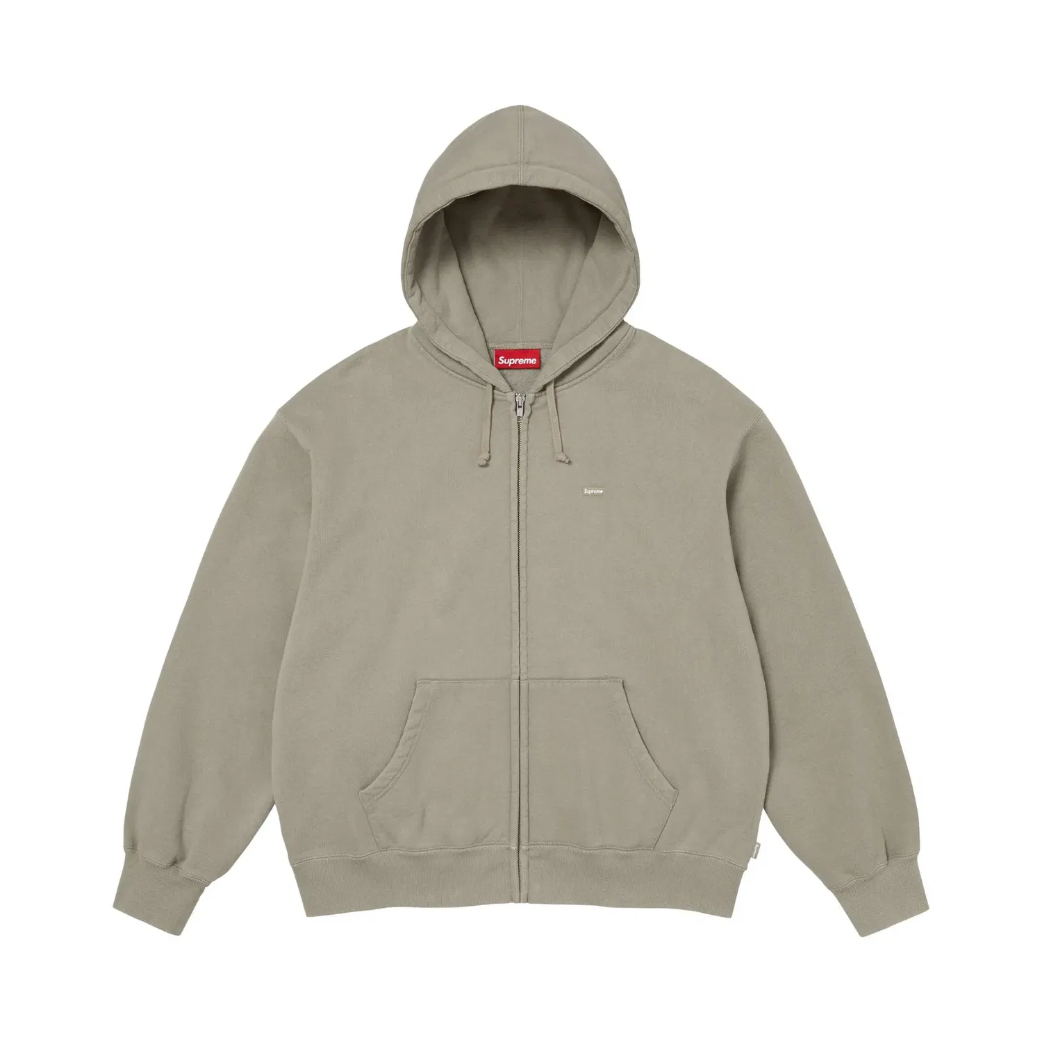 Свитшот на молнии с капюшоном Small Box Supreme, Grey
