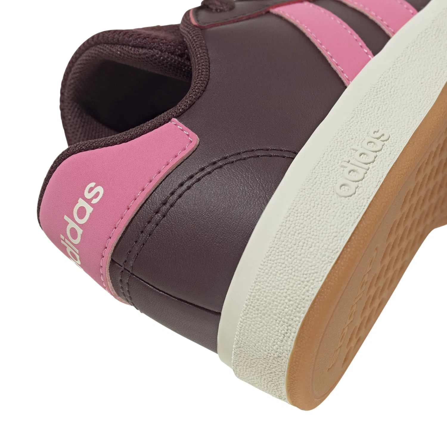 Детские кроссовки для девочек с полосками Superstar El I Gymnastics Shoe Adidas, Aurora Ruby Bliss Off Pink White — фото 3