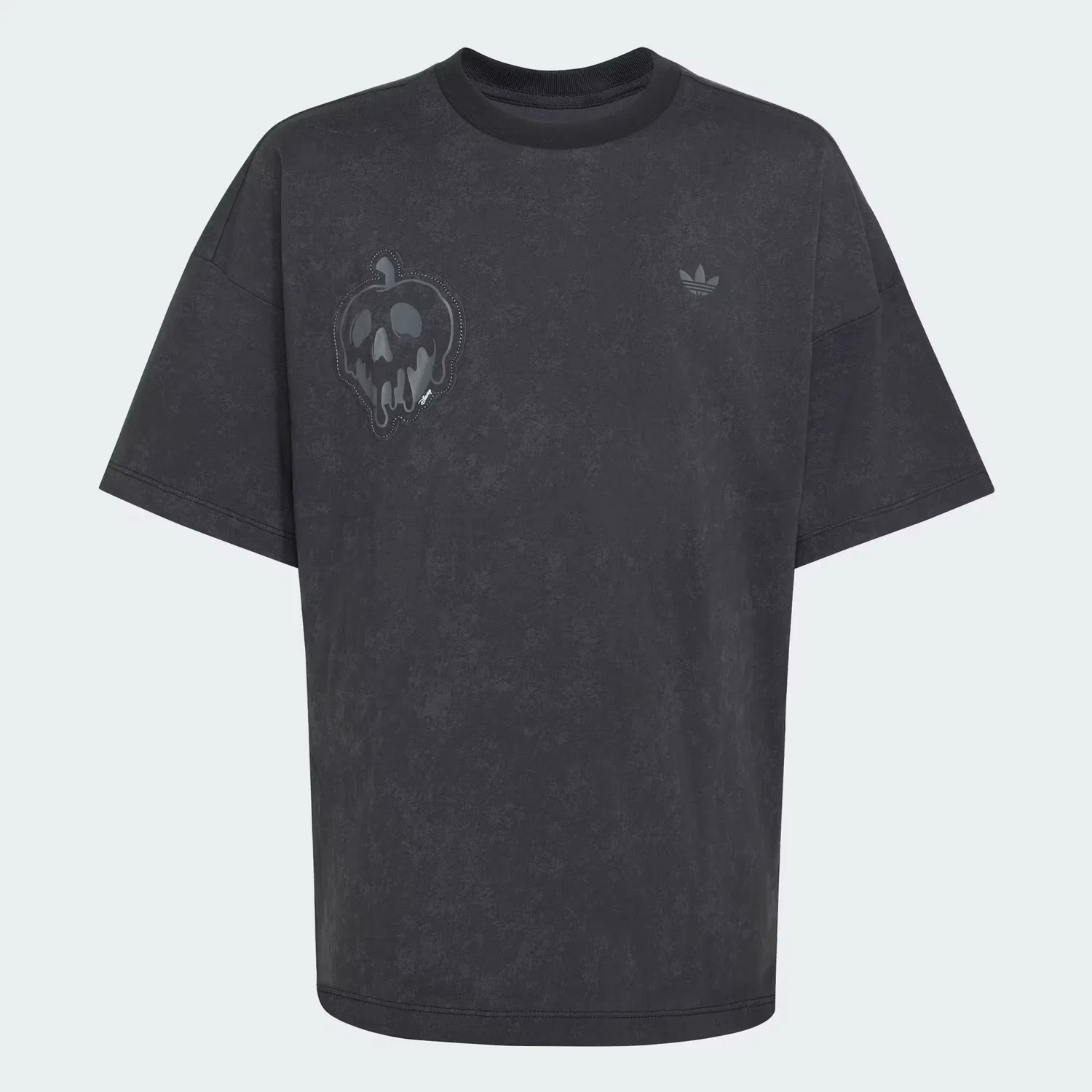 Детская футболка оверсайз с графичным принтом Disney Villains Adidas Originals, черный — фото 4