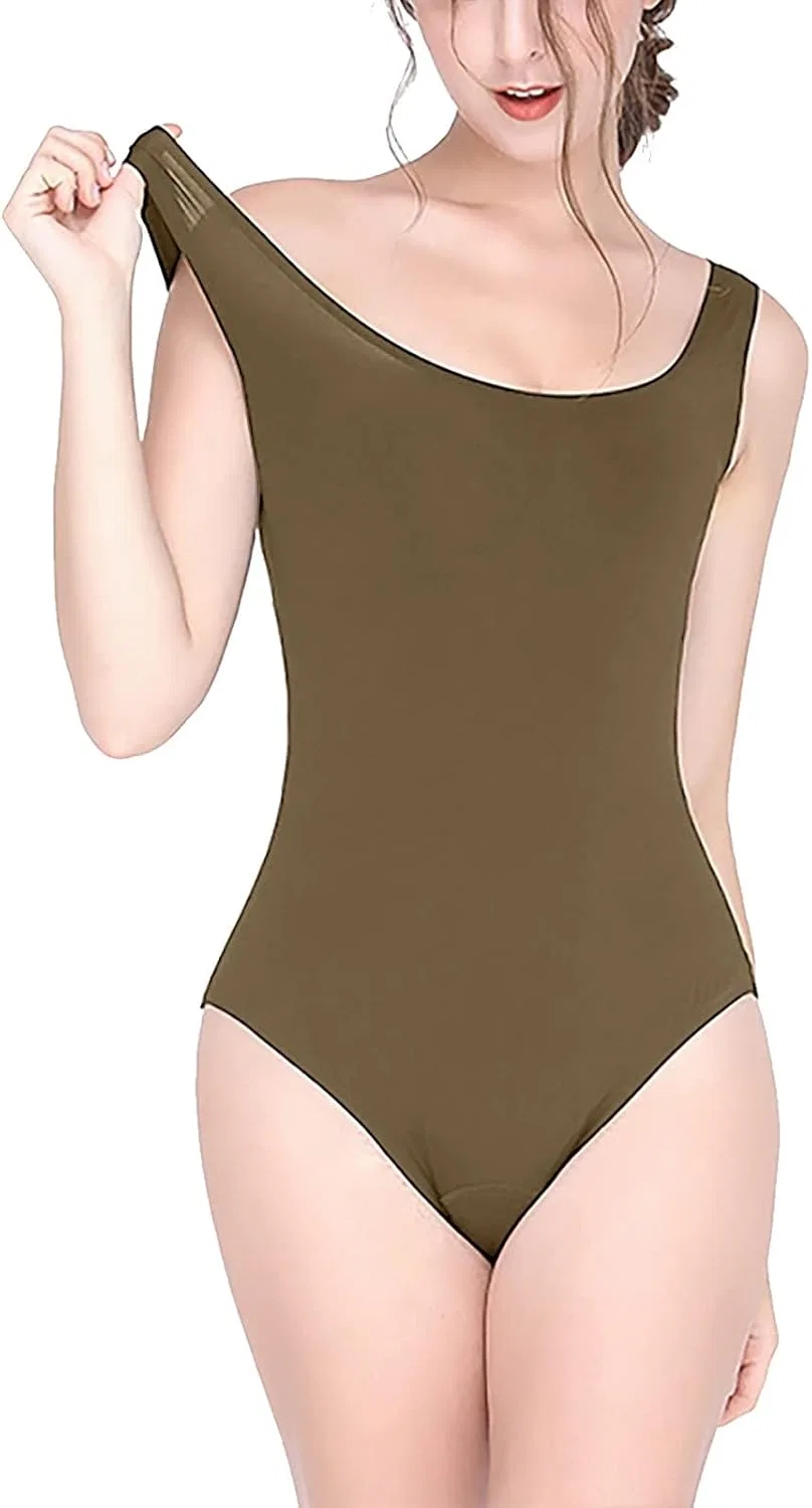 Купальник слитный с впитывающей прокладкой Period Swimwear, Brown