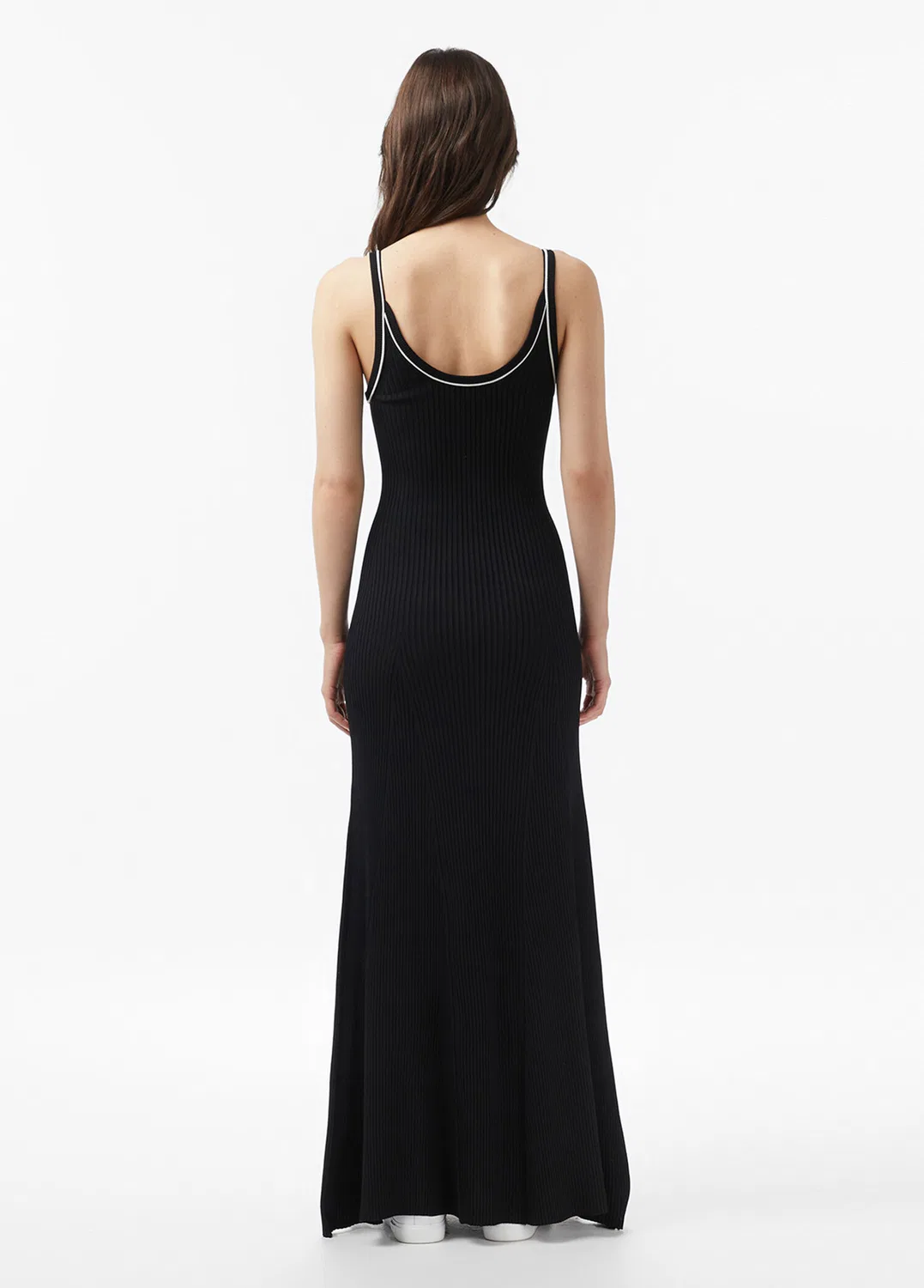 Платье Lacoste Flare Fit, черное — фото 3