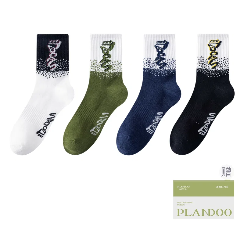Детские носки с принтом Knee High Socks PLANDOO