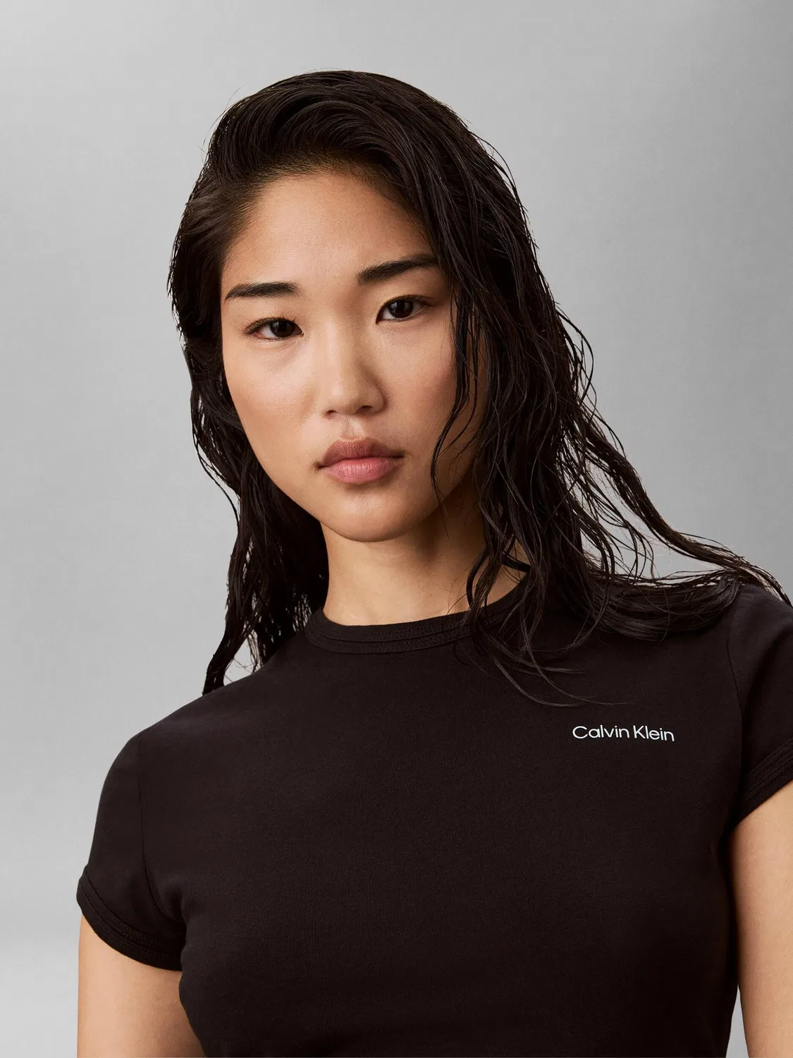 Футболка с длинным рукавом Calvin Klein, черный — фото 4