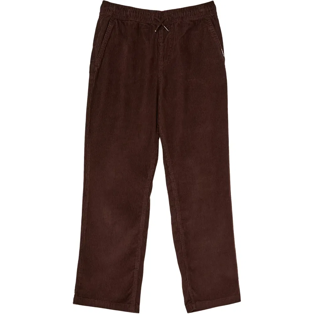 Детские брюки для мальчиков с эластичным поясом Quiksilver Taxer Cord, Brown — фото 3