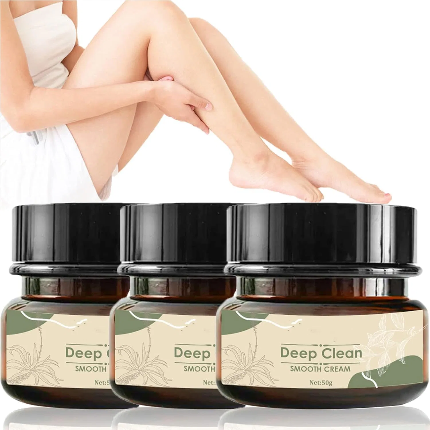 Крем для тела Deep Clean Smooth, ZeTjieXing, 3 шт, 50 г