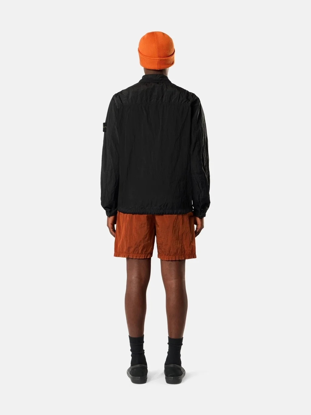 Рубашка-куртка Stone Island Zip-up With Chest Pocket, черный — фото 3