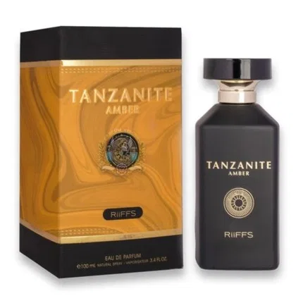 Парфюмерная вода цитрусовая свежая Riiffs Tanzanite Amber, 100 мл