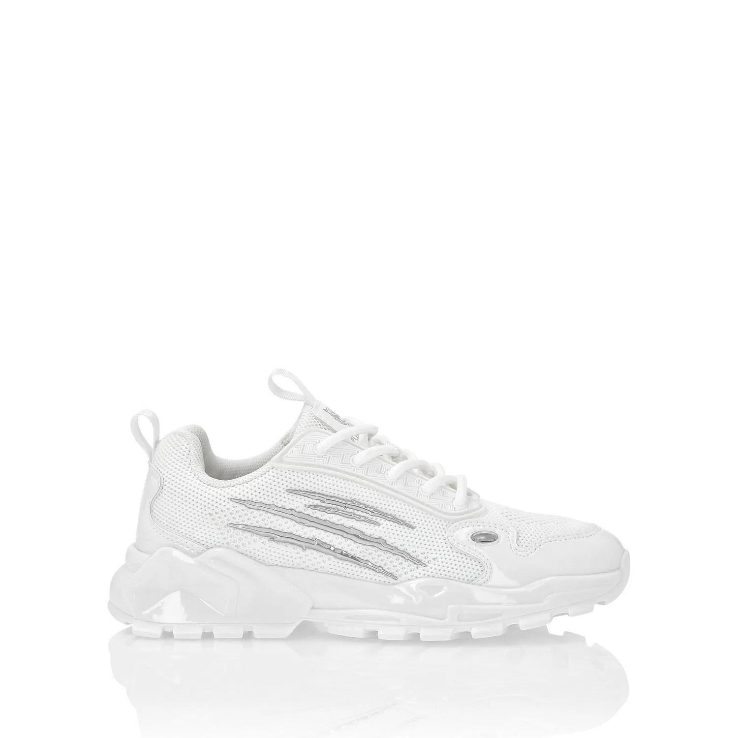 Детские белые кроссовки с пузырчатой подошвой Bubble Sole PLEIN SPORT, White