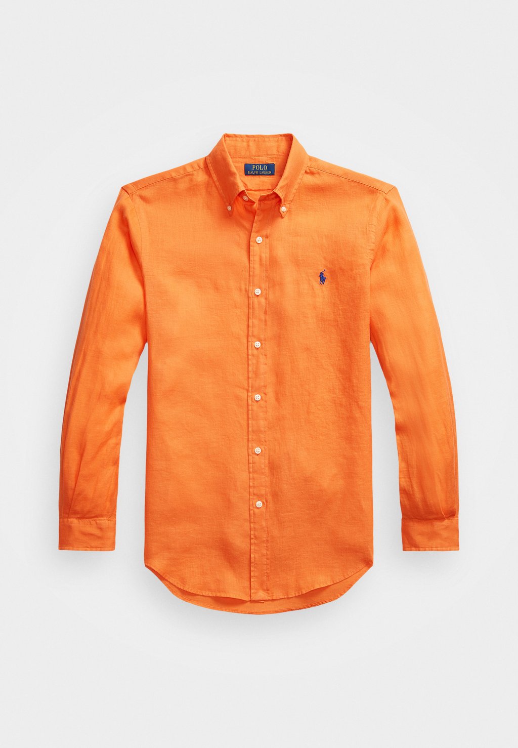 

Рубашка CUSTOM FIT LINEN SHIRT Polo Ralph Lauren, оранжевый