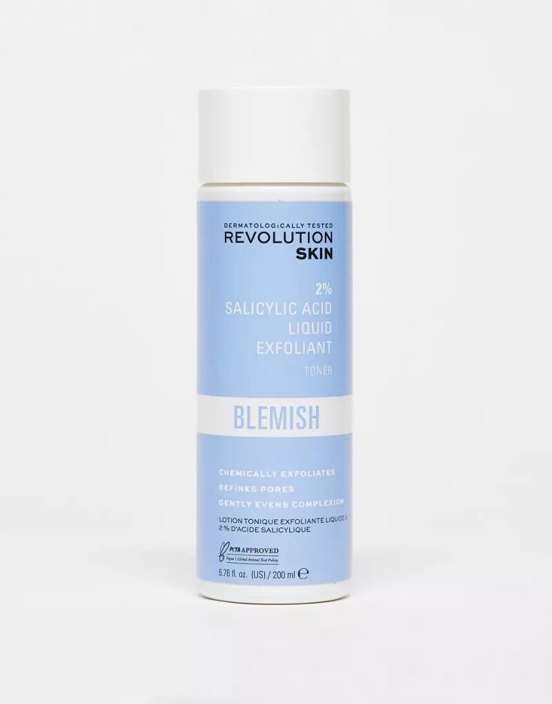 

Revolution Skincare – 2% салициловая кислота BHA Anti Blemish Liquid Exfoliant Toner – Отшелушивающий тоник для лица