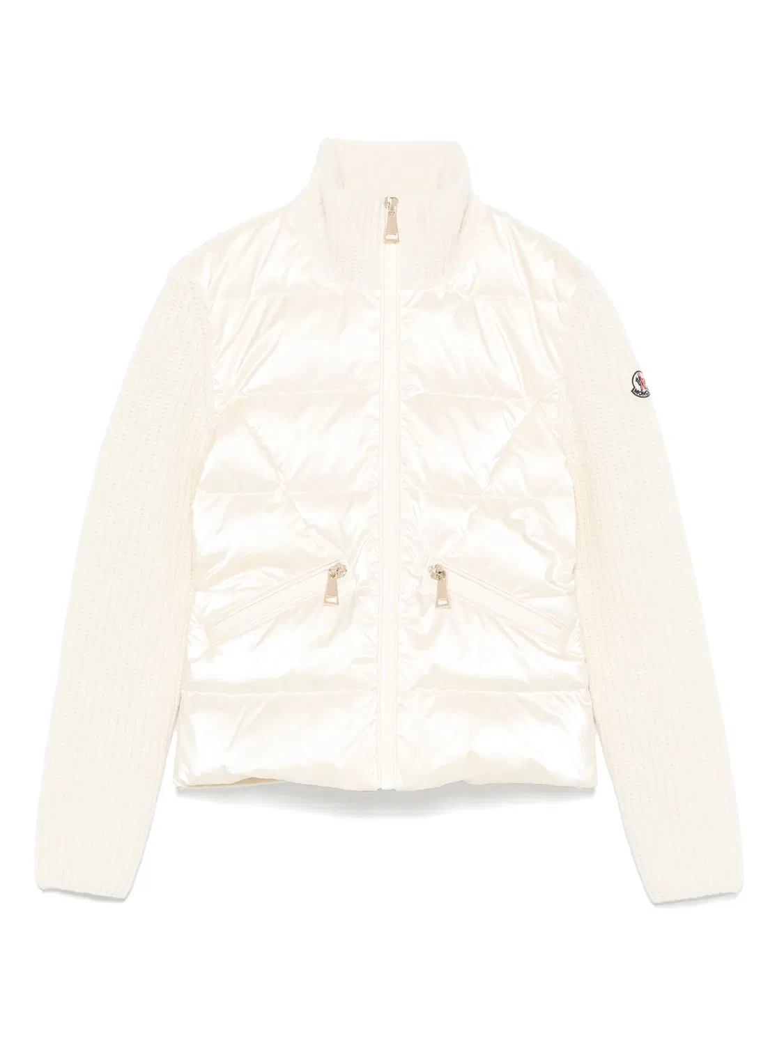 Панельный кардиган MONCLER GENIUS, белый