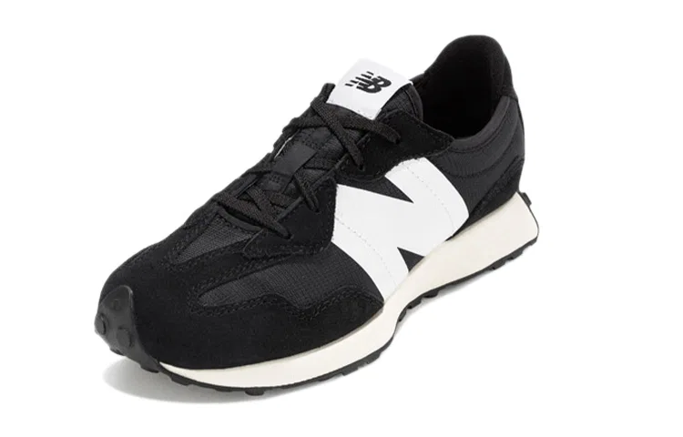 Детские кроссовки с асимметричным дизайном New Balance 327, Black — фото 4