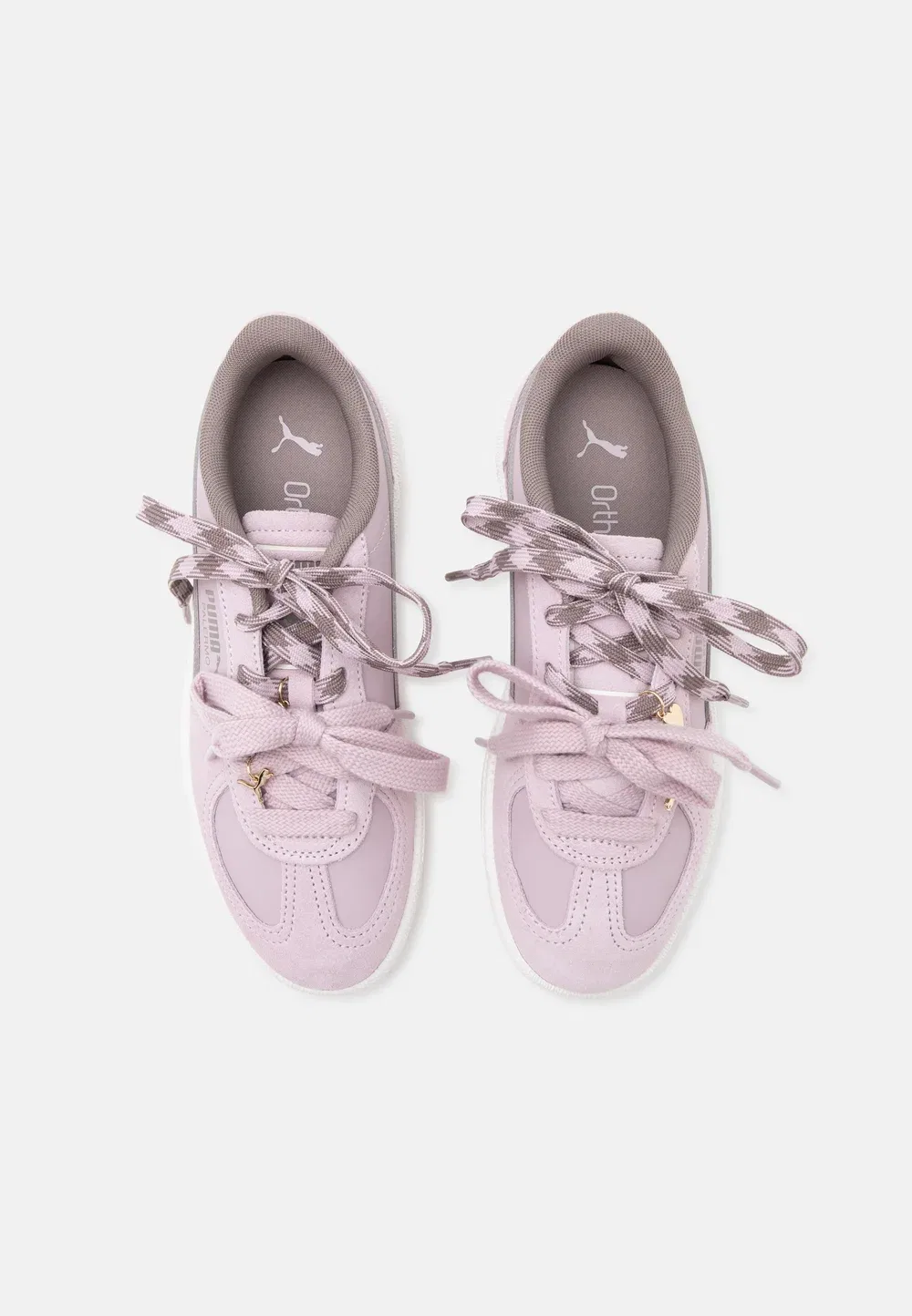 Кроссовки Palermo Charmies Jr унисекс Puma, Misty Pink/Mouse Gray — фото 4