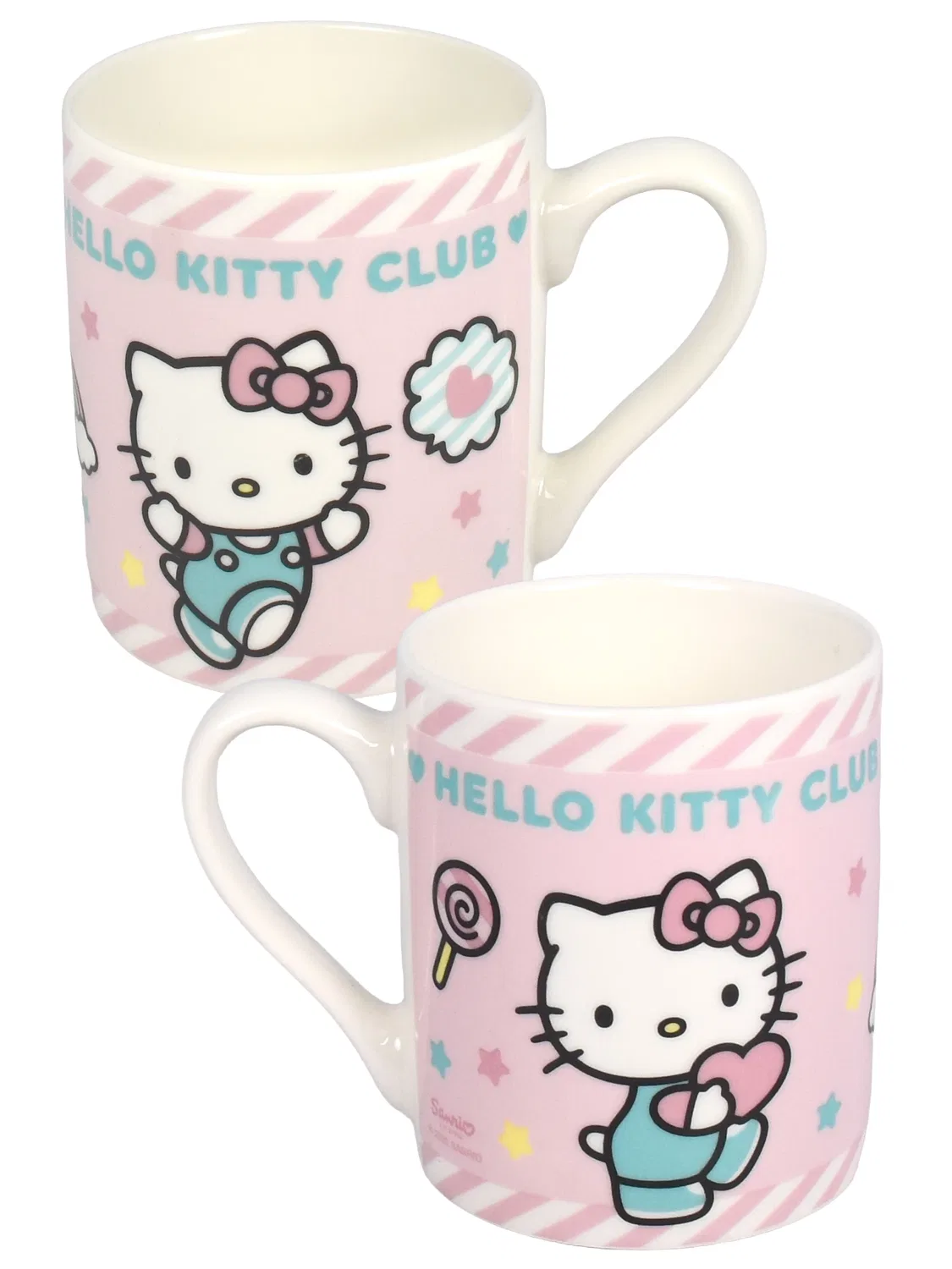 Кружка детская с принтом Hello Kitty, розовый