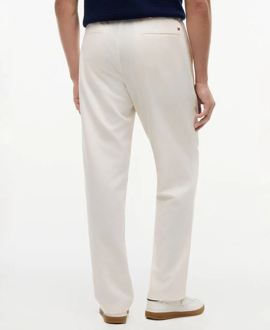 Брюки чинос с эластичным поясом, модель Dover Tommy Hilfiger, Ivory Petal — фото 4
