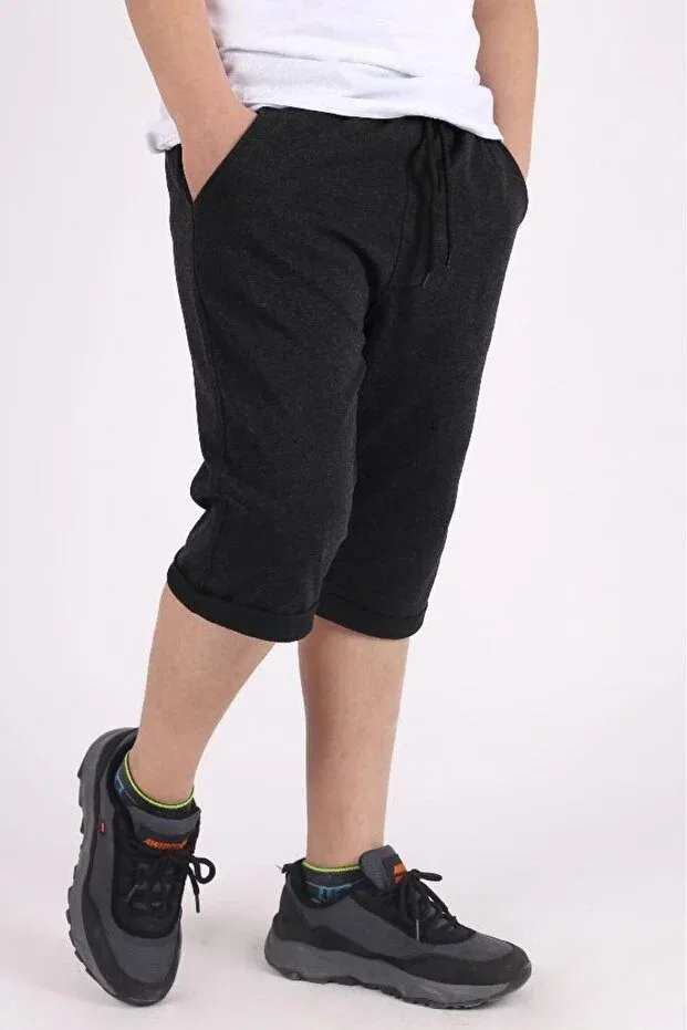 Детские шорты для мальчиков с двойными карманами Capri Cosba Kids Wear, Fume — фото 3