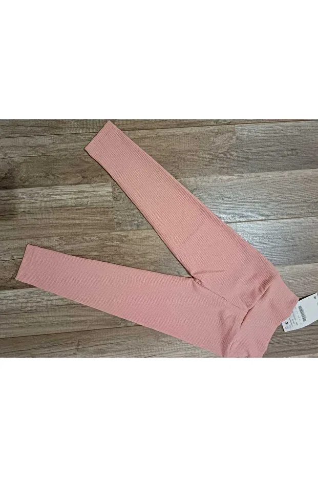 Детские леггинсы для девочек ribbed Sare Tekstil, Salmon — фото 3