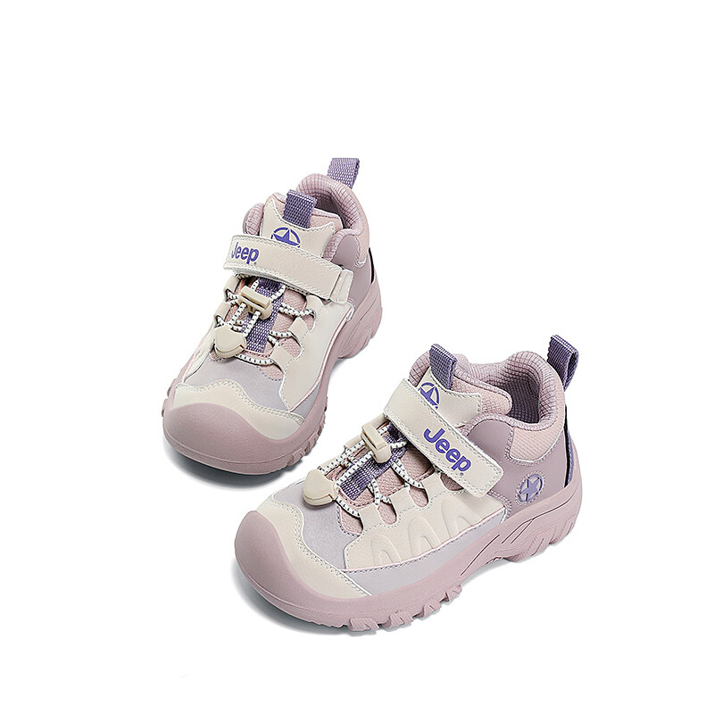 Кроссовки Jeep Kids Lifestyle Shoes Kids Low-top Purple, слоновая кость/фиолетовый — фото 3