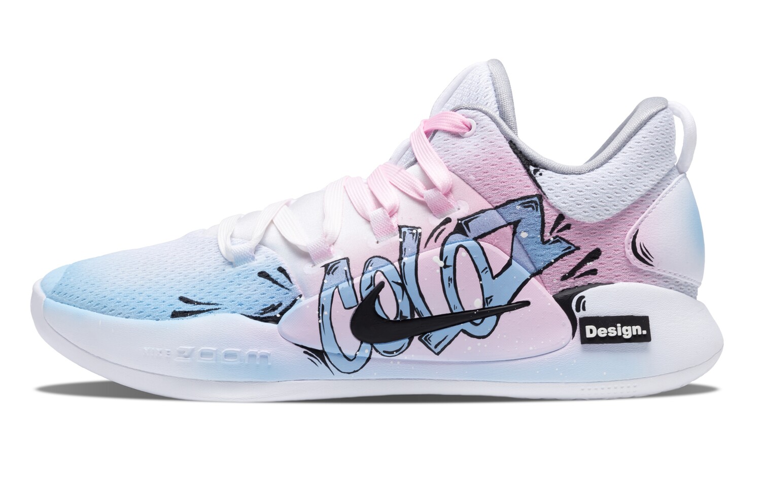 

Баскетбольные кроссовки Hyperdunk X Basketball Shoes Men Low-Top Blue/pink/black/white Nike