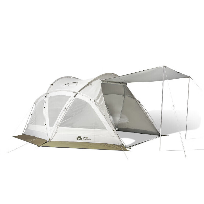 

Mobi Garden NX22661003 Палатка Guantu, ветрозащитная и непромокаемая четырехсезонная палатка для кемпинга, портативная складная палатка с утренним туманом, белая
