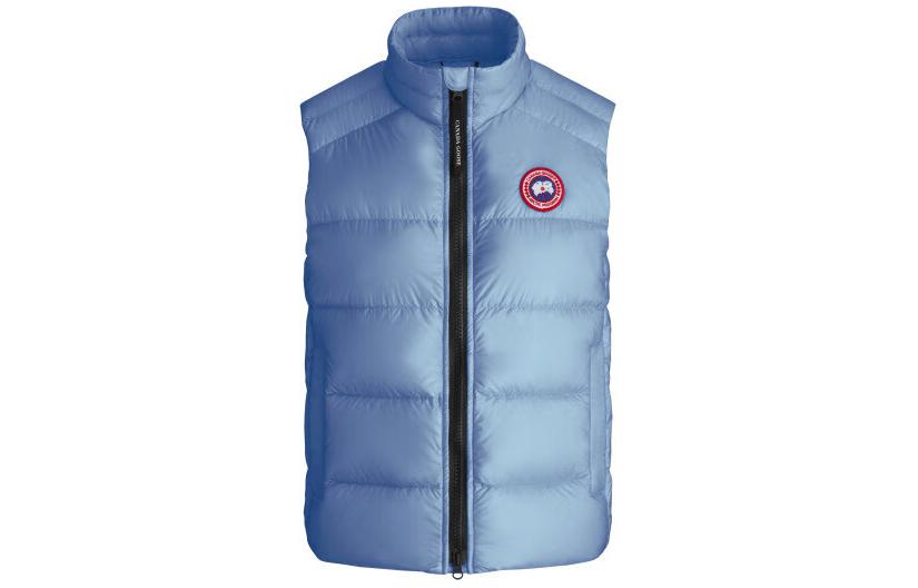 

Canada Goose Стеганая безрукавка с молнией и логотипом, Sunlight Blue