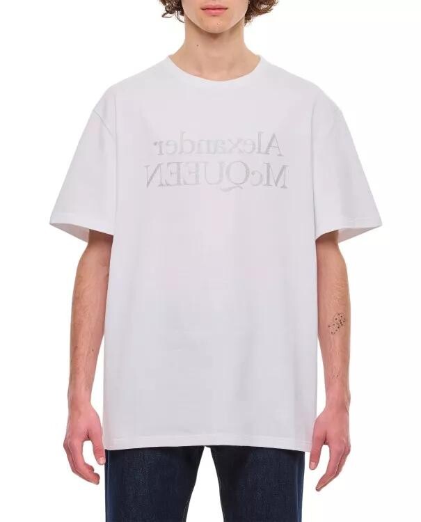

Футболка с круглым вырезом Alexander Mcqueen, белый