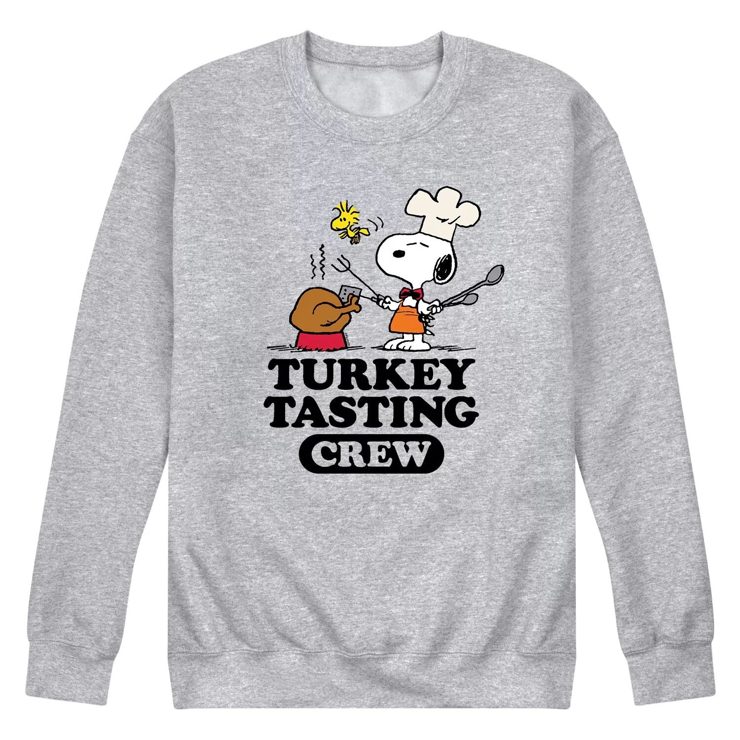 

Мужской свитшот Peanuts Turkey Tasting Crew Licensed Character