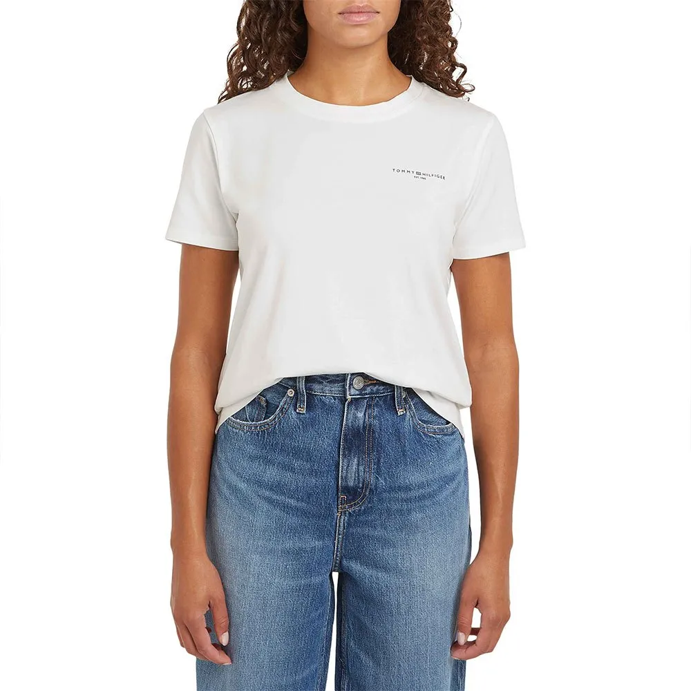 

Футболка Tommy Hilfiger 1985 Reg Mini Corp Logo, белый