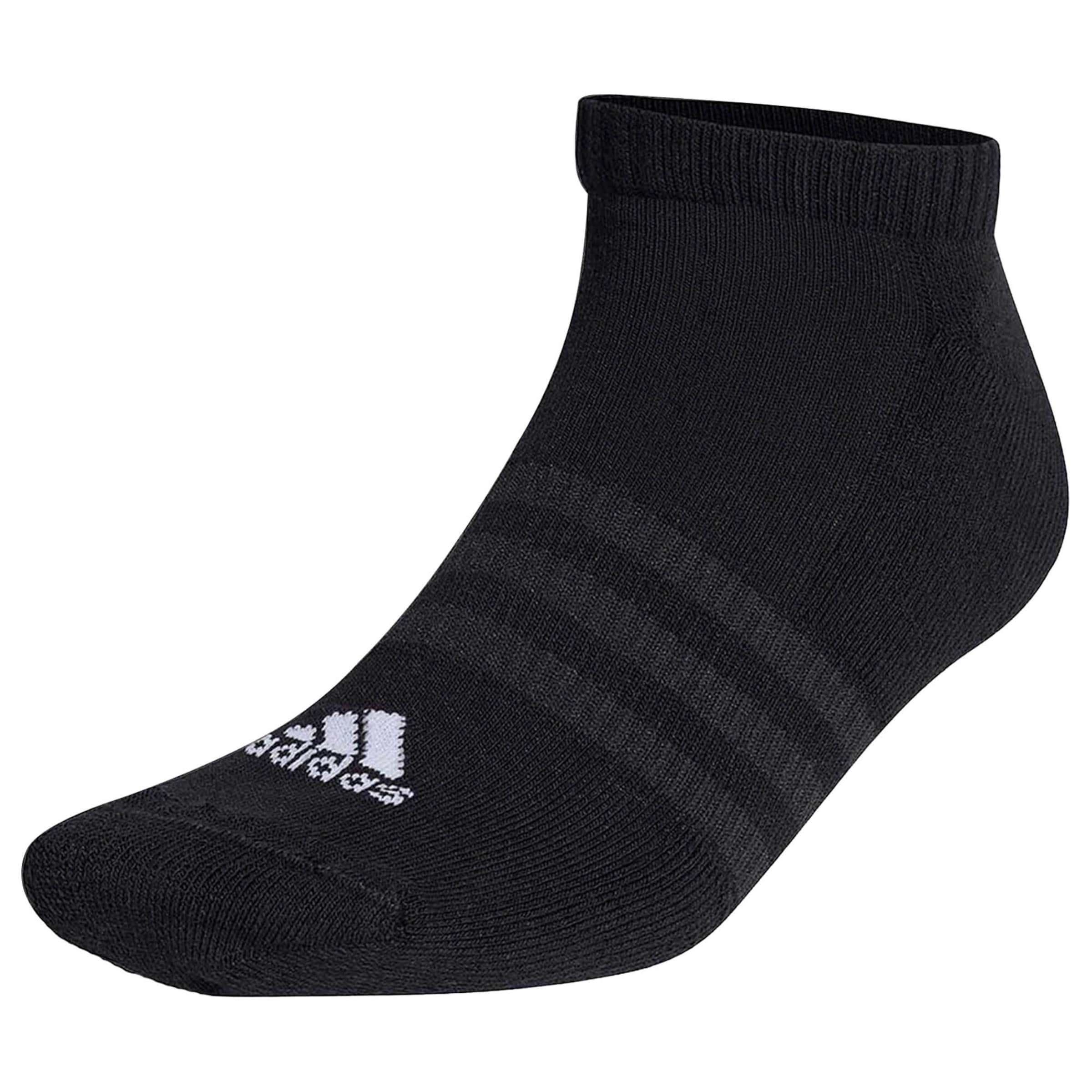 Adidas Sportswear Спортивные носки в сером, черном, белом цветах — фото 2