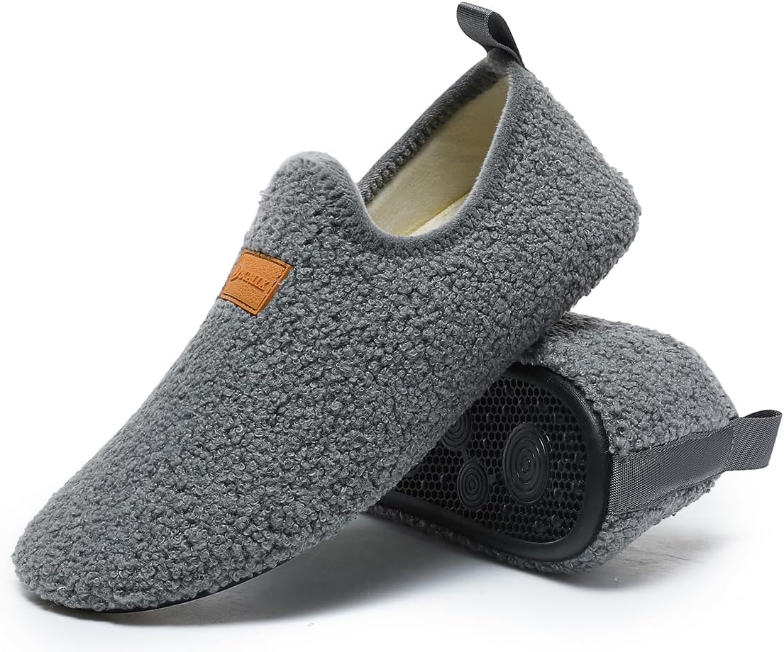 

Легкие нескользящие домашние тапочки-носки SLEVEL для путешествий, для использования в помещении, унисекс, для женщин и мужчин, для дома, темно-серый