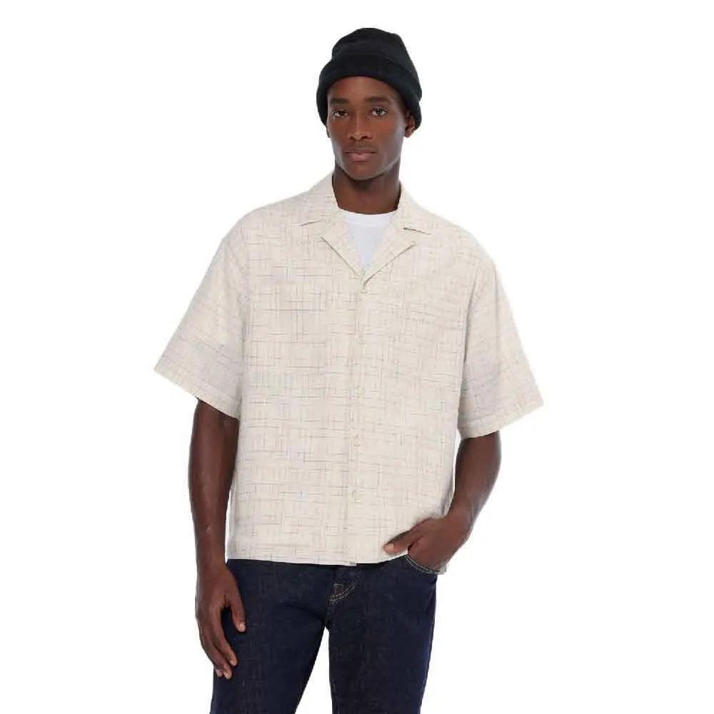 

Рубашка с коротким рукавом Scotch & Soda 179885 Relaxed Fit, бежевый
