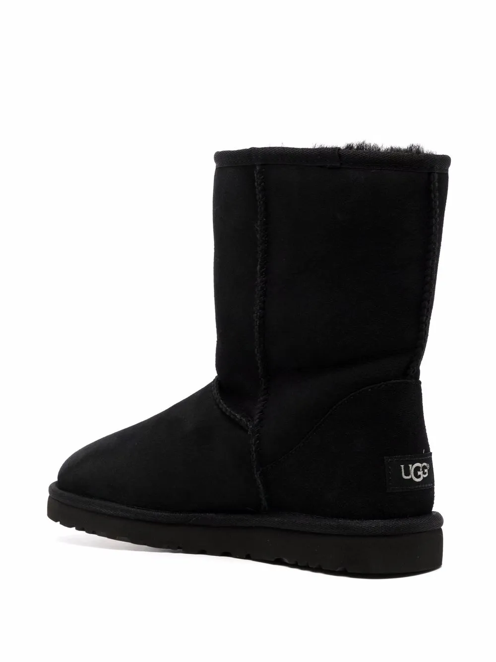 Мужские угги UGG Classic из натуральной замши и овчины, черный — фото 3