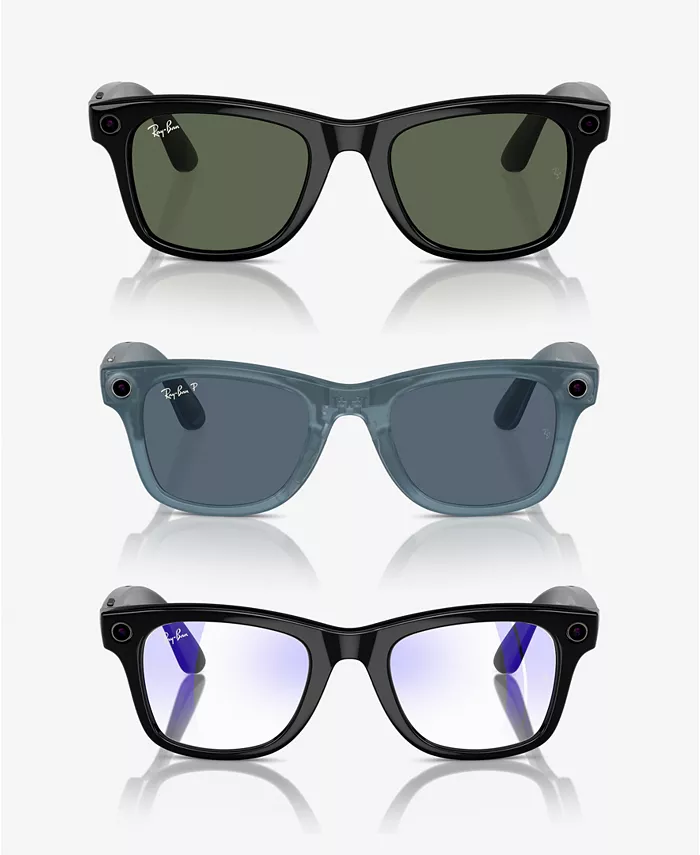 

Коллекция очков Unisex AI Meta Gen1 Wayfarer Ray-Ban, черный