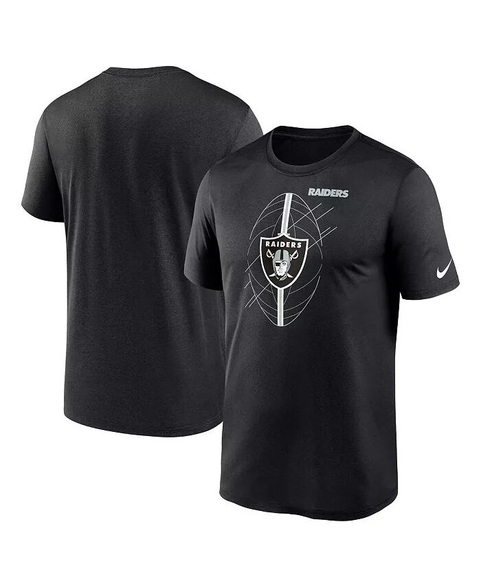 

Мужская черная футболка Las Vegas Raiders Big and Tall Legend Icon Performance Nike