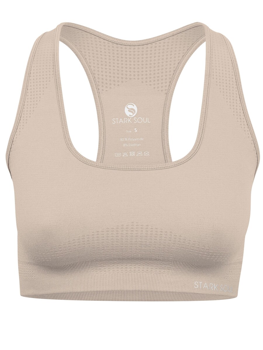 

Спортивный бюстгальтер-бралетт Stark Soul, бежевый