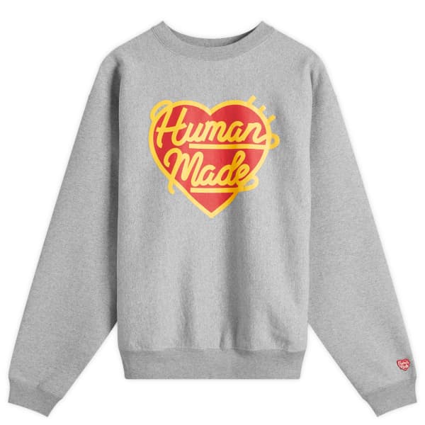 

Толстовка с изображением тяжелого сердца Human Made, серый