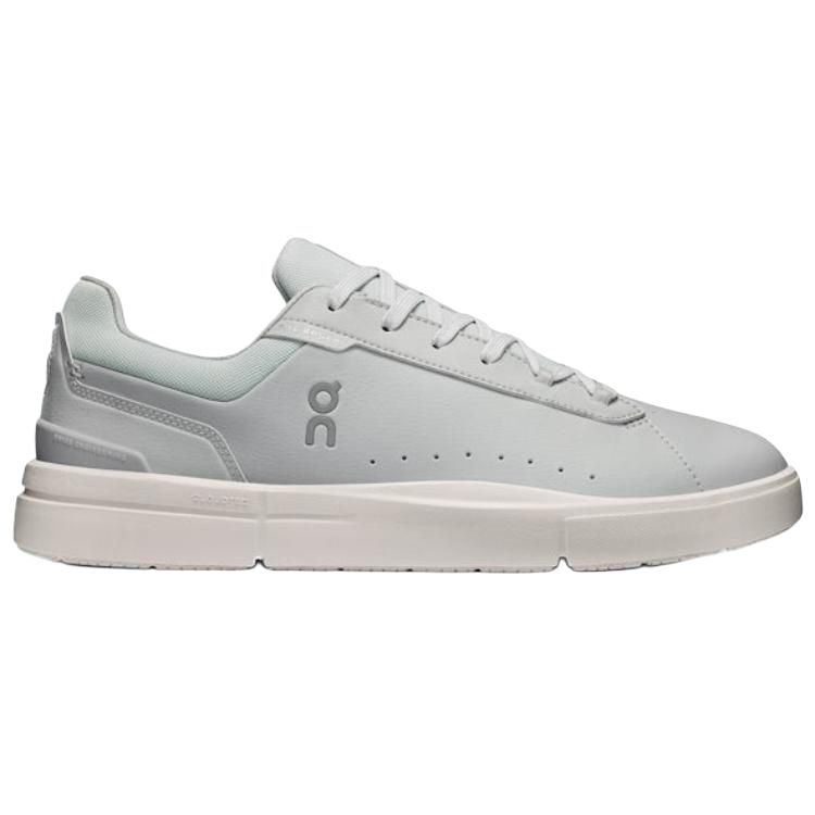 On Мужские кроссовки для тенниса roger advantage low top серый белый — фото 3