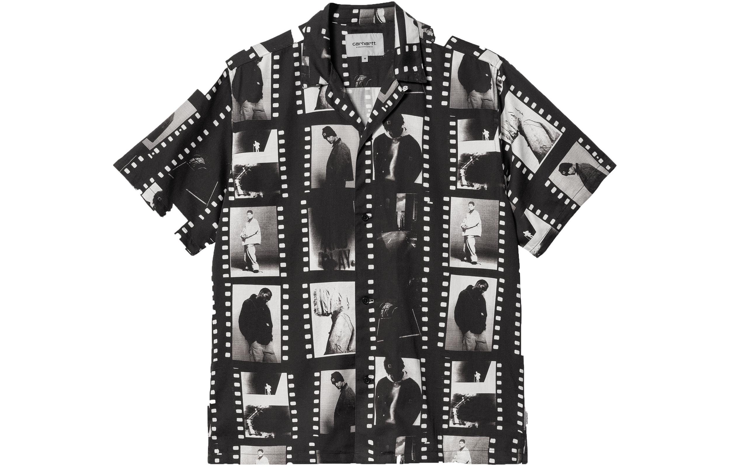 

Рубашка с принтом в виде фото Carhartt WIP, черный