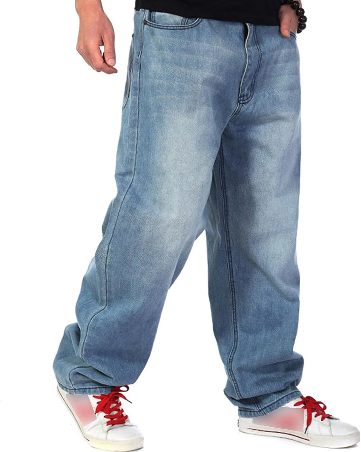 Джинсы Oversized Denim, Синий