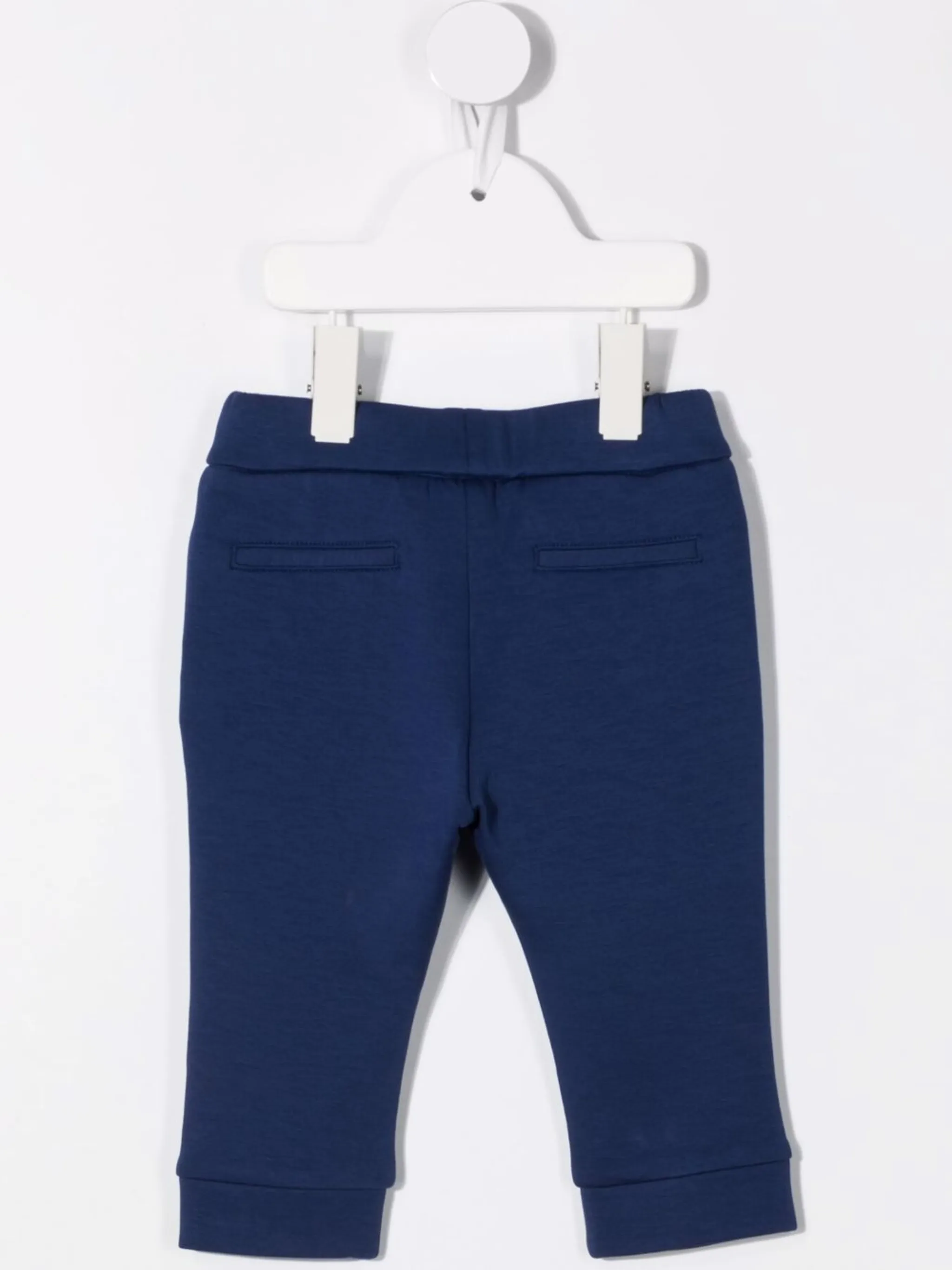 Спортивные брюки с вышивкой Emporio Armani Kids, синий — фото 2