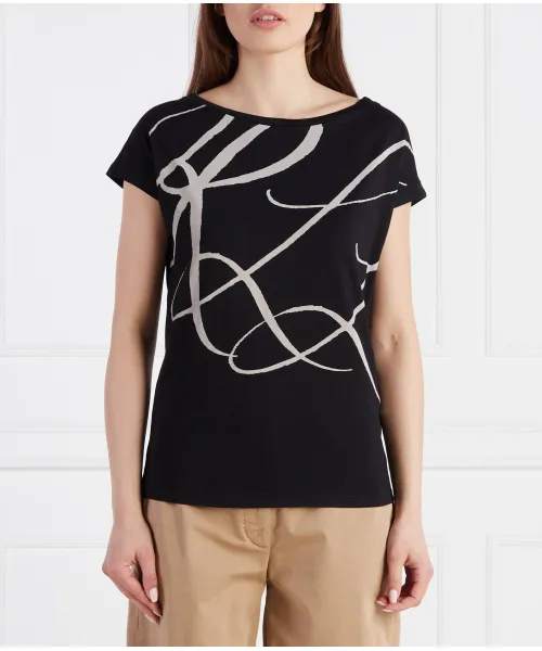 

Футболка Regular fit Lauren Ralph Lauren, черный