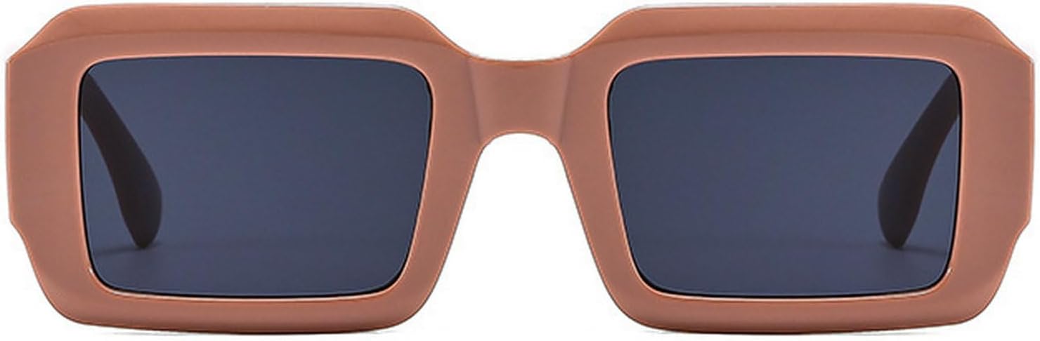 

Винтажные прямоугольные солнцезащитные очки, модные квадратные очки конфетных оттенков, стильные ретро-очки для женщин, солнцезащитные очки с защитой от УФ-излучения UV400 mincl, Brown