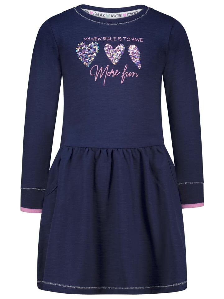 

Платье Salt and Pepper Sweat More Fun Hearts, цвет true navy