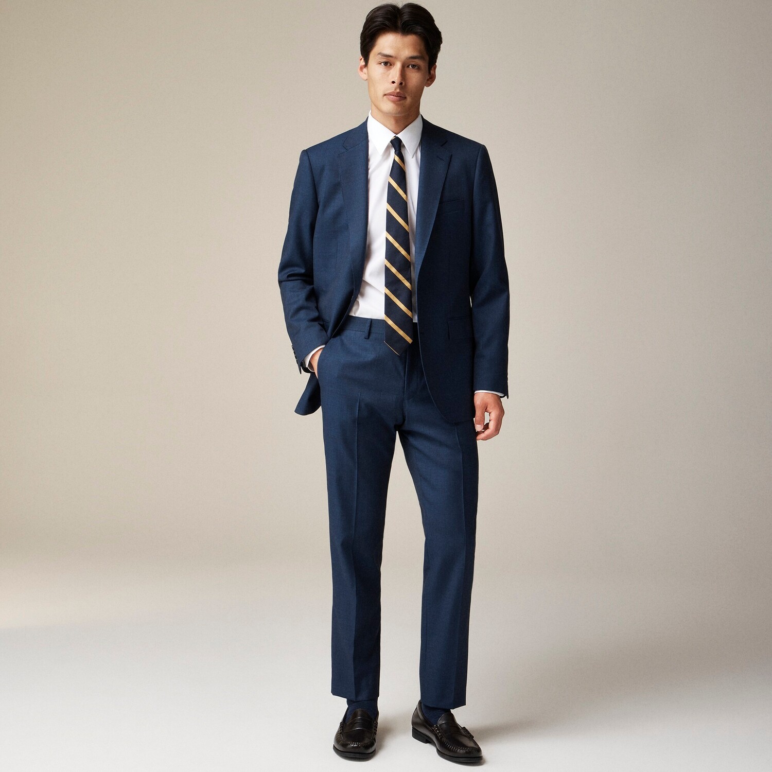 

Пиджак Ludlow узкого кроя из итальянской камвольной шерсти J.Crew, синий