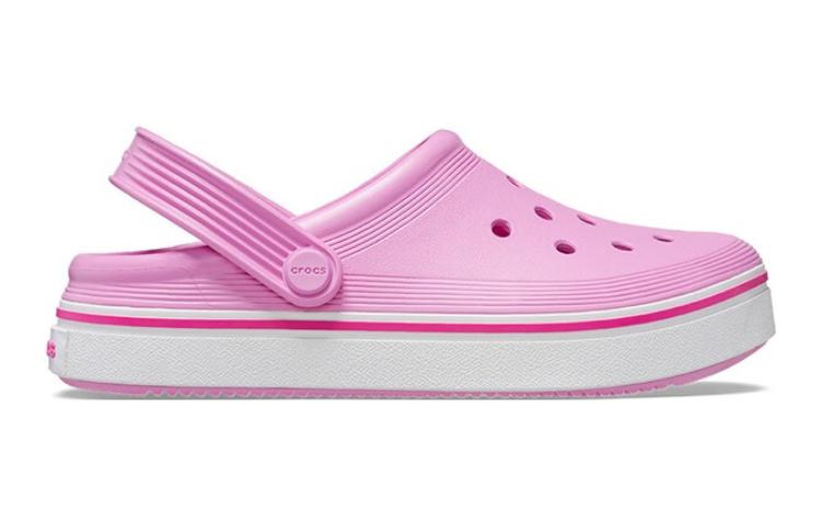 Антискользящие износостойкие детские сандалии Prince Pink Kids' Crocs — фото 3