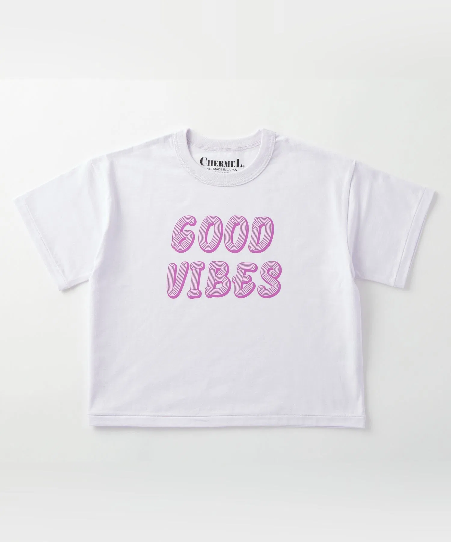 Детская футболка из хлопка CHERMEL Supima Cotton (VIBES) лавандовая