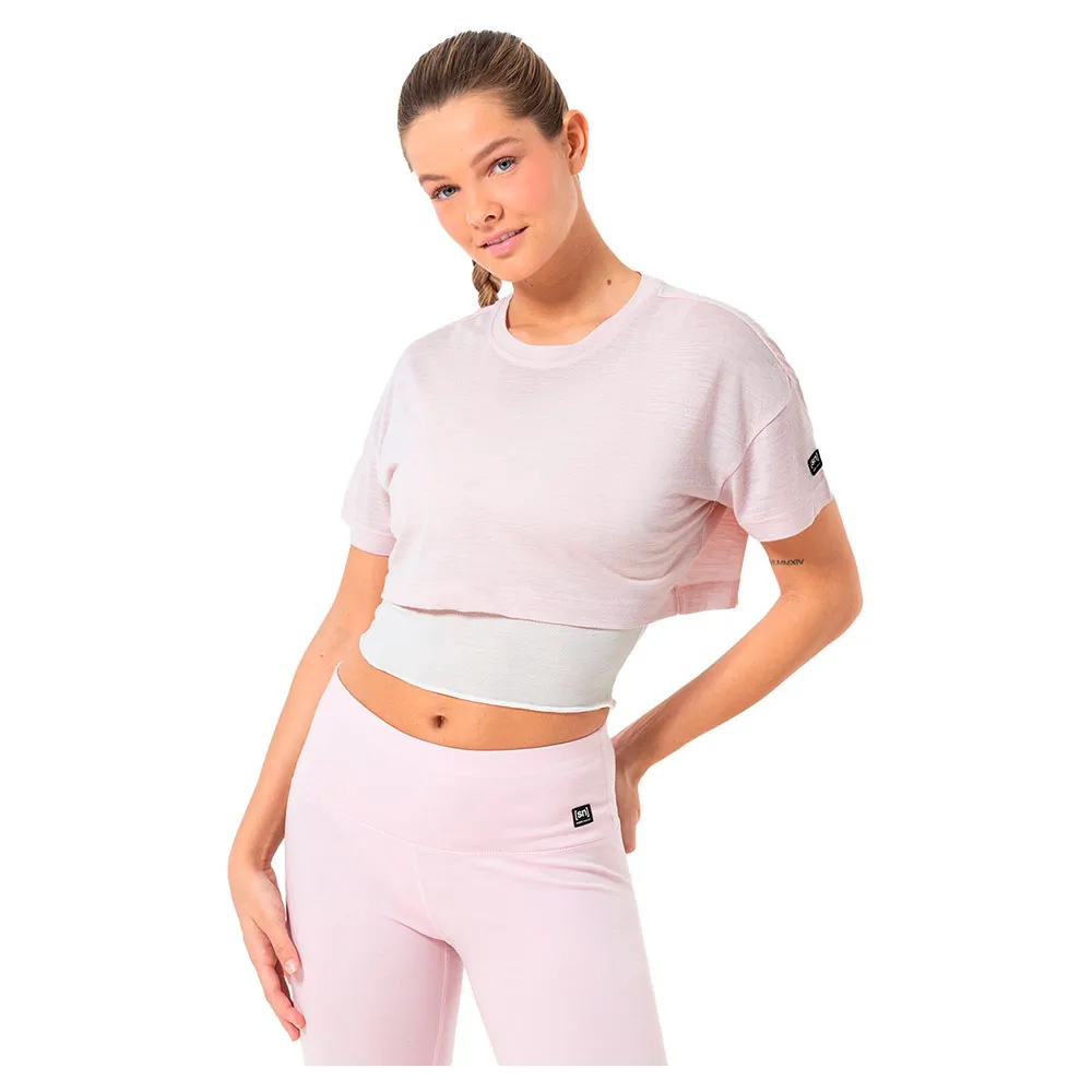 

Футболка с коротким рукавом Super.natural Crop, розовый